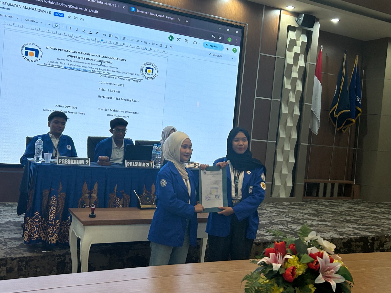 Pengesahan UU (Hari Pertama)